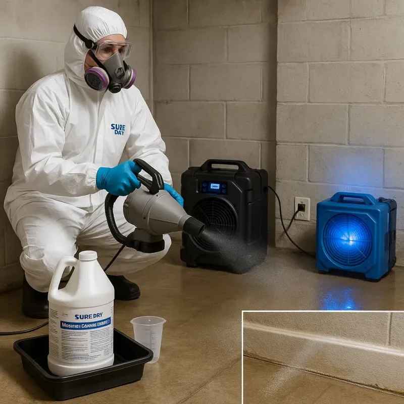 Sanitization and Odor Removal process in Windsor Heights, IA